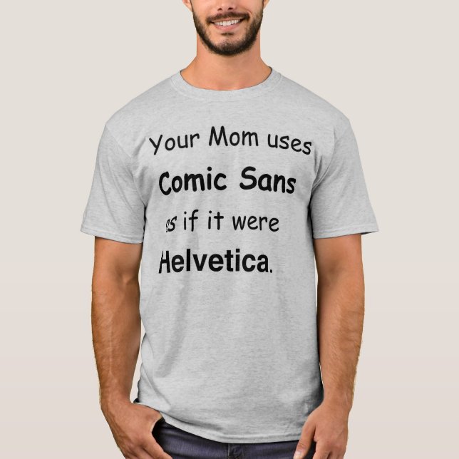 Camiseta Design Tipográfico Moderno Irônico (Frente)