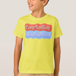 Camiseta Design Trabalho de arte Bonito Sobre "Continue Sor