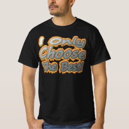 Camiseta Design Trabalho de arte Bonito Sobre "Escolher O M