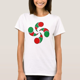Camiseta design transversal basque