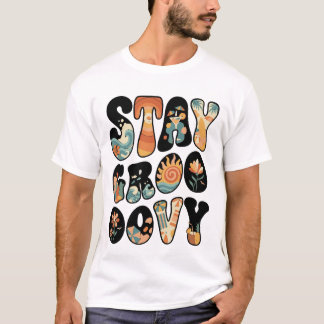 Camiseta Design Tropical Artístico Vibrações de Verão para