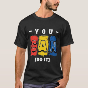 Camiseta Design Urbano Motivacional VOCÊ PODE FAZER T-Shirt