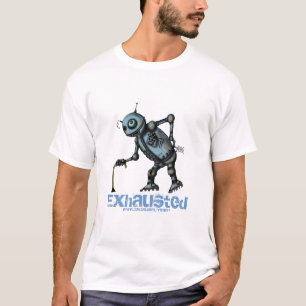 Camiseta Design velho esgotado engraçado do t-shirt do rob