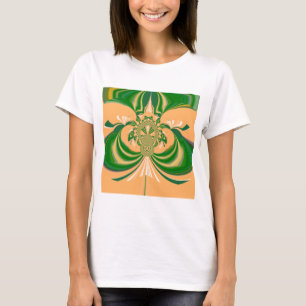 Camiseta Design verde amarelo.