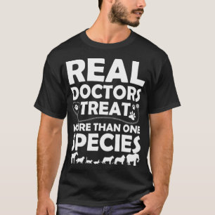 Camiseta Design Veterinária legal Para Homens 