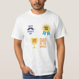Camiseta Design Vibes do Pai legal para Dia de os pais