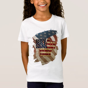 Camiseta Design Vintage do Dia da Independência de 4 de Jul