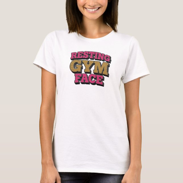 CAMISETA DESIGN VISUAL CAPRICHO SO FACE DE GINÁSIO (Frente)