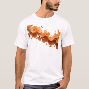 Camiseta Design Visual de FLOR ABSTRACTA Atraente