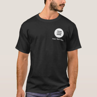Camiseta Design Your Own Business Logo & Text T-Shirt