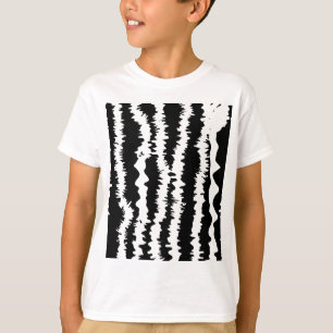 Camiseta Design Zebra Preta e Branca
