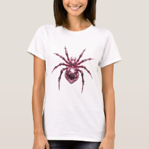 Camiseta Designação Artística METÁLICA ARANHA Rosa