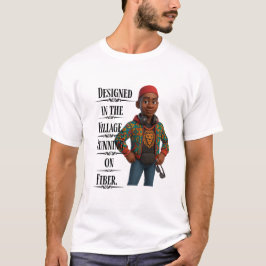 Camiseta Designed In The Village,Pixarstyle 3D