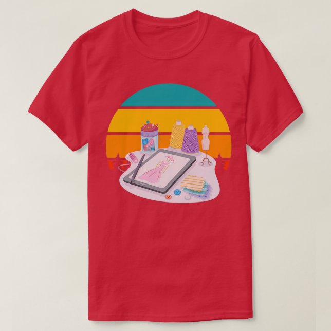 Camiseta Designer de Moda Projetando Vestuário De Design Lo (Frente do Design)