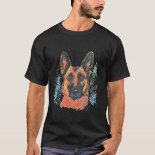 Camiseta Designer de Pastor Alemão