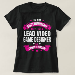 Camiseta Designer de Vídeo de Chumbo