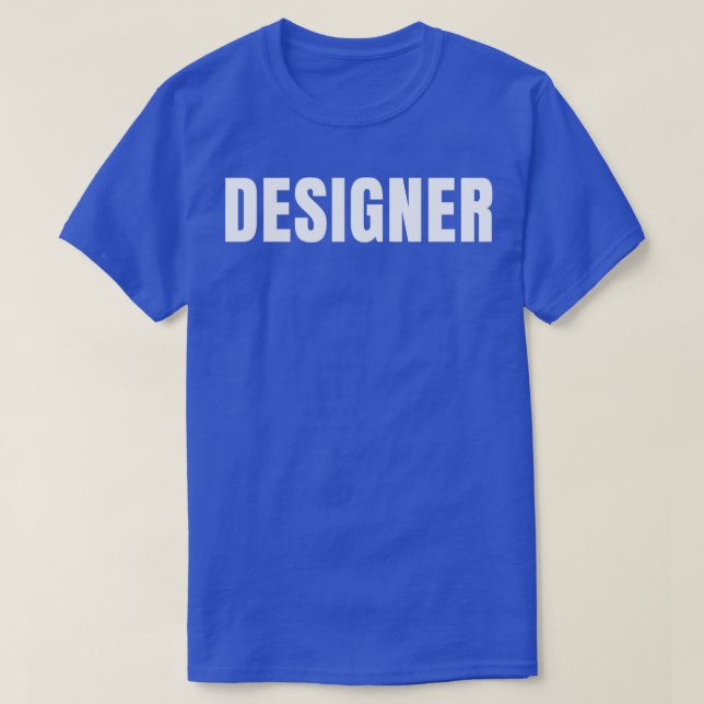 Camiseta Designer Funny Job Title Profissão Aniversário Pre (Frente do Design)