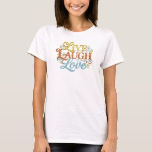 Camiseta Designer Gráfico contemporâneo VIVA RI A AMA