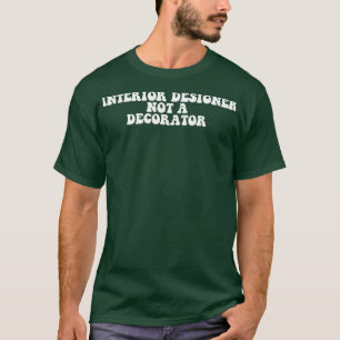 Camiseta Designer interior não decorador