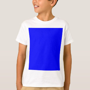 Camiseta Designer Personalizado de Cor Azul