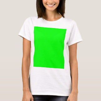 Camiseta Designer Personalizado de Cor Verde