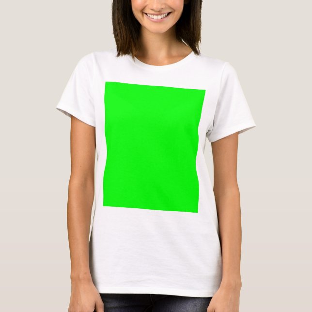 Camiseta Designer Personalizado de Cor Verde (Frente)