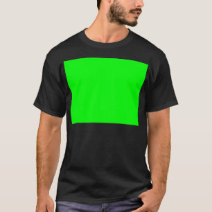 Camiseta Designer Personalizado de Cor Verde