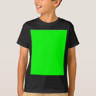 Camiseta Designer Personalizado de Cor Verde