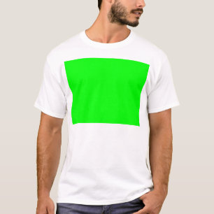 Camiseta Designer Personalizado de Cor Verde