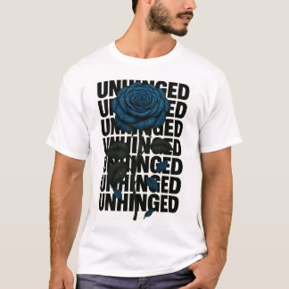 Camiseta Designer rosa azul