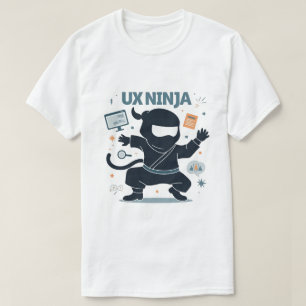Camiseta Designer Ux Ninja Funny Ui/Ux