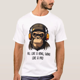 Camiseta Designs Ape ferozes e Engraçadas - Arte com Atitud