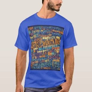 Camiseta Designs baseados em texto adolescente mais recente