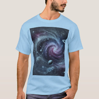 Camiseta Designs cósmicos para ventiladores espaciais e ast