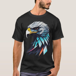 Camiseta Designs de águia cristal - Libere sua ambição