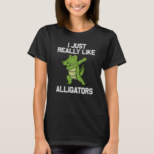 Camiseta Designs De Alligador Para Homens Mulheres Répteis
