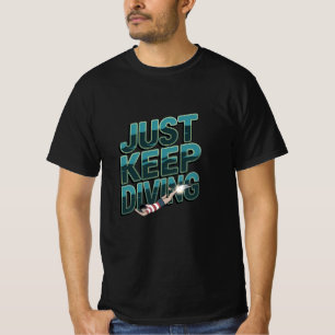 Camiseta Designs de Aventura Submarinos para Pistas de Ocea
