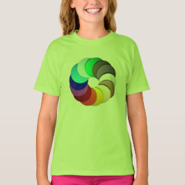 Camiseta Designs de beleza de cores