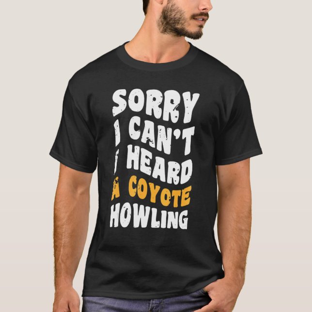 Camiseta designs de caça de coiotes para caçadores de coiot (Frente)
