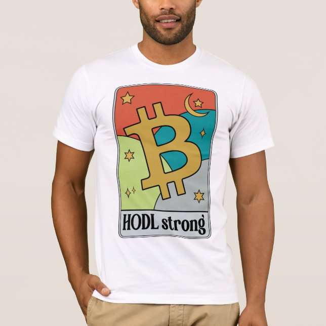 Camiseta Designs de Camiseta-T Bitmoney e Cryptocurrency (Frente)