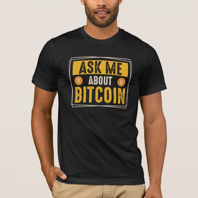Camiseta Designs de Camiseta-T Bitmoney e Cryptocurrency (Frente)