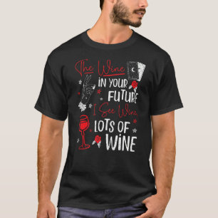 Camiseta Designs de Cartões de Tarte de Vinho