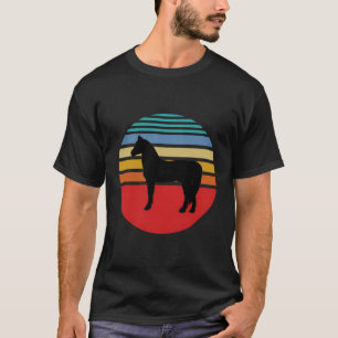 Camiseta Designs De Cavalo Vintage Para Raparigas - Present