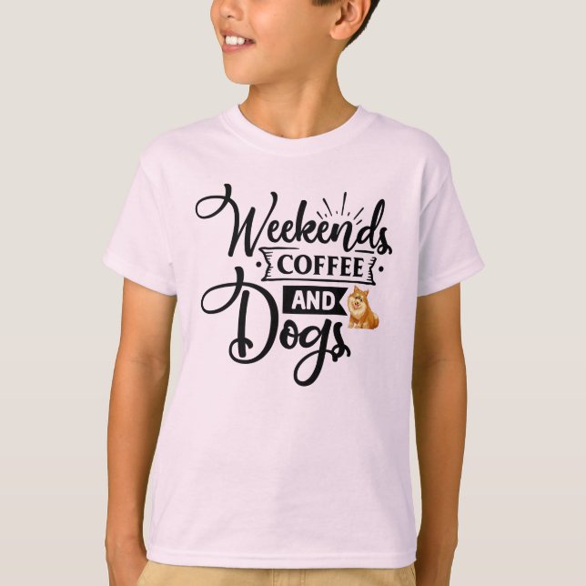 Camiseta Designs de citação de Cachorro Engraçado Personali (Frente)