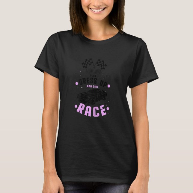 Camiseta Designs de corridas de saia para corrida (Frente)