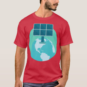 Camiseta Designs de energia solar