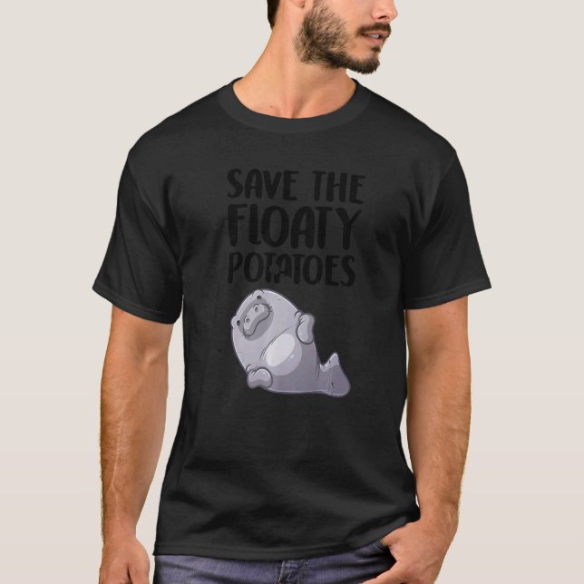 Camiseta Designs De Manateio Para Homens Mulheres Batata (Frente)