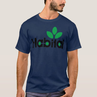 Camiseta Designs de painéis de habitats