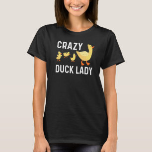 Camiseta Designs De Pato Para Mulheres Mãe Fazenda Dono De 