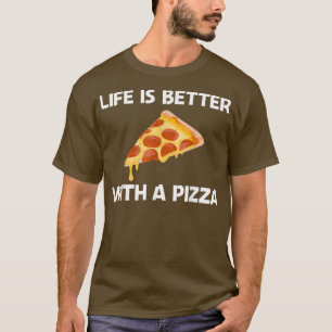 Camiseta Designs De Pizza Engraçadas Para Homens Comidas Pu